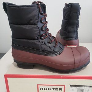 Hunter – Original Short Quilted Lace-Up Boot, size 9